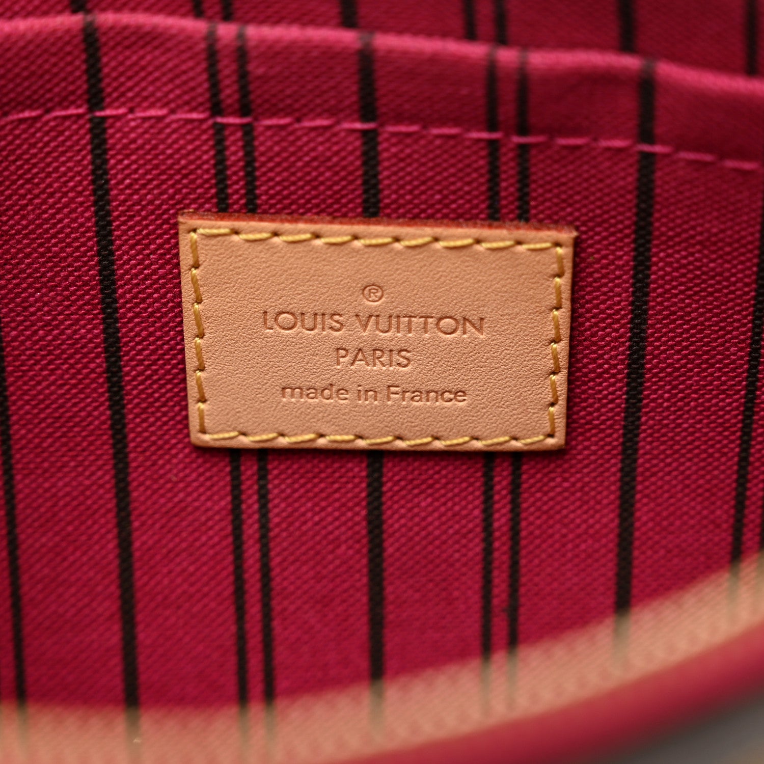 Louis Vuitton Monogram Neverfull MM GM Pochette Pivoine 6 of 8
