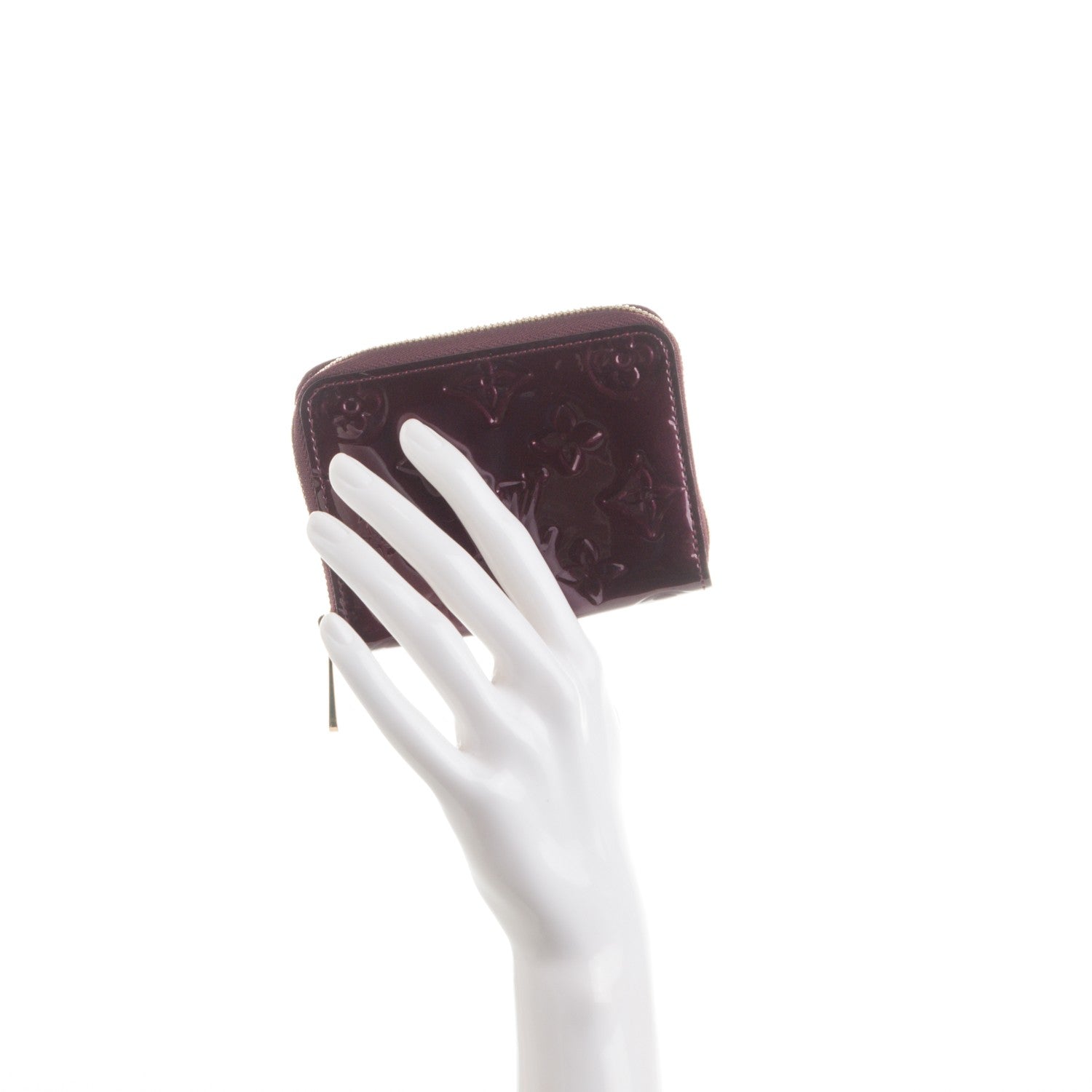 Louis Vuitton Vernis Zippy Coin Purse Rouge Fauviste 2 of 7