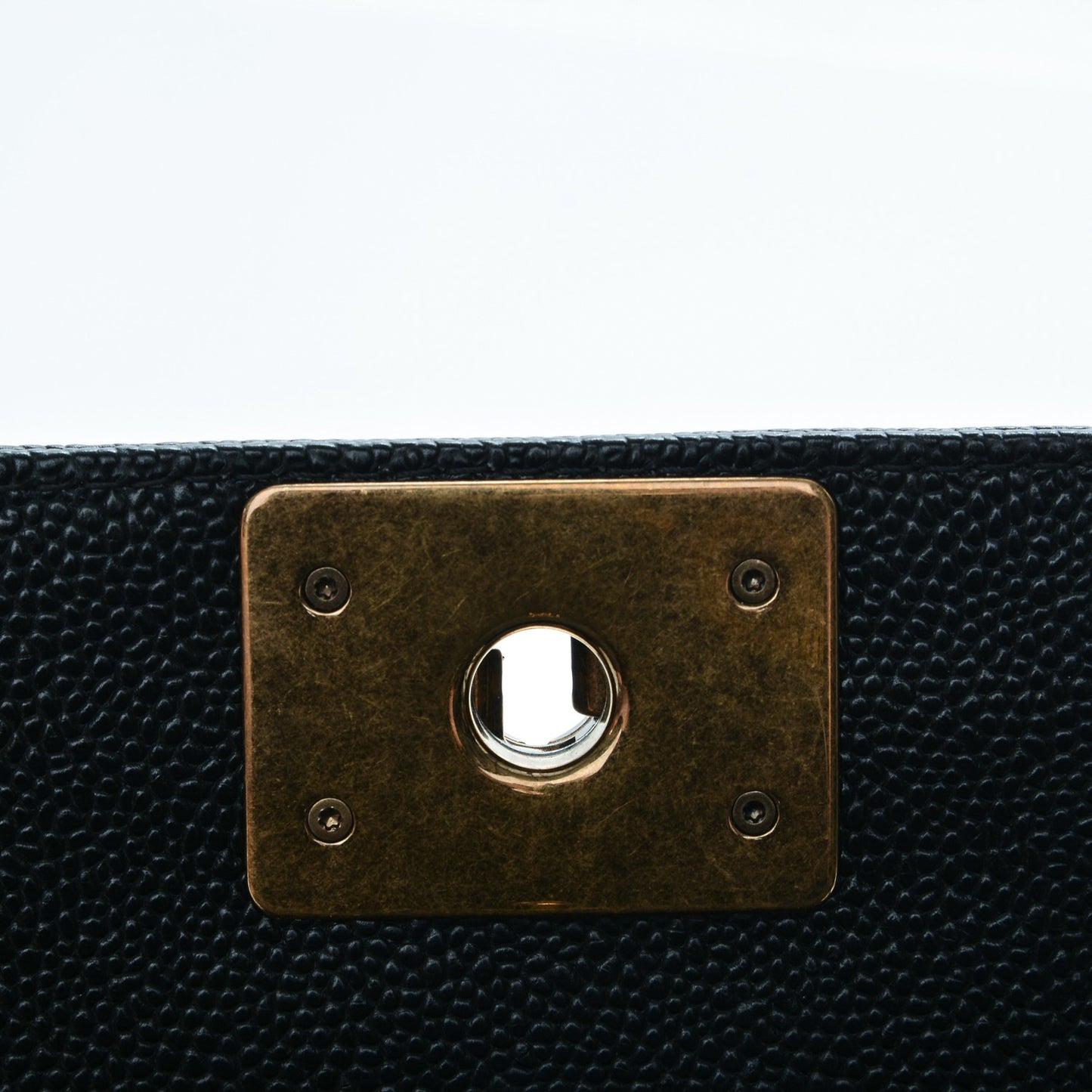 Caviar Quilted Small Boy Flap Black
