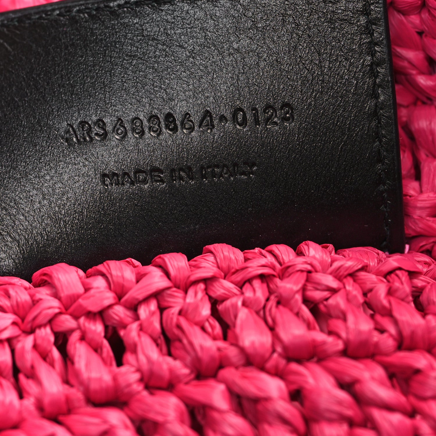 Saint Laurent Raffia Rive Gauche Tote Pink 7 of 10