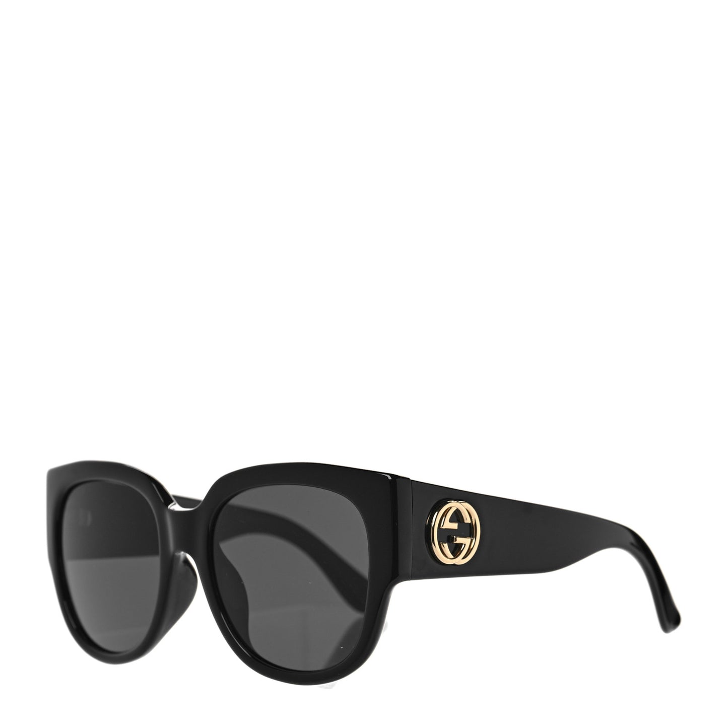 Acetate Square Frame Sunglasses GG0142SA Black