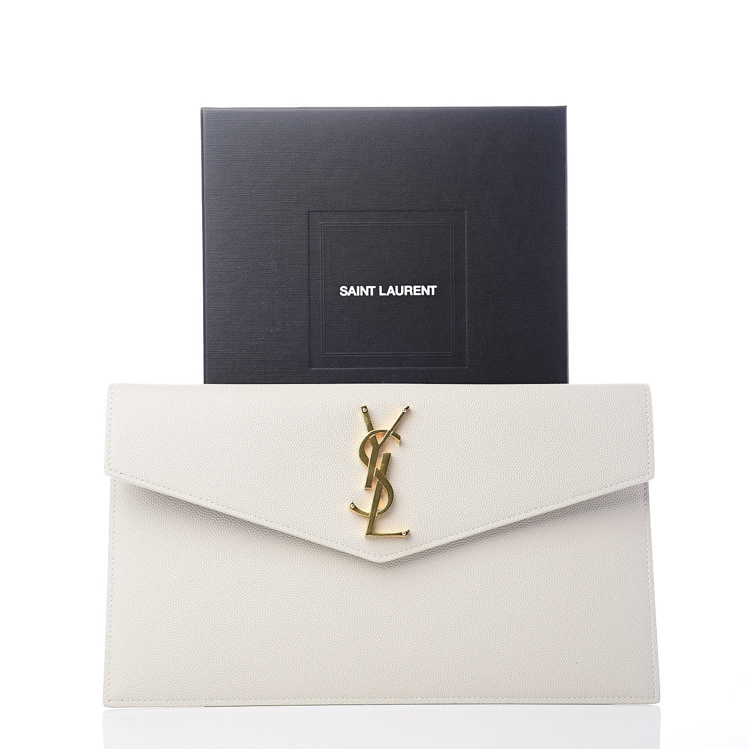 Saint Laurent Grain De Poudre Uptown Pouch Crema Soft 8 of 8