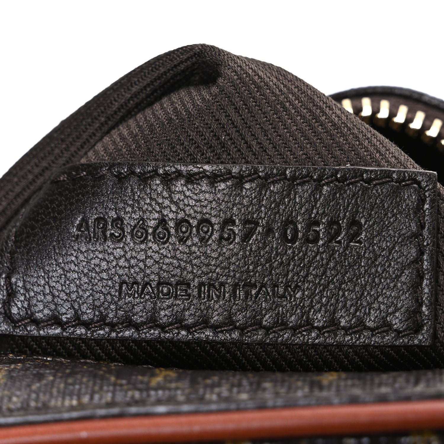 Saint Laurent Canvas Smooth Calfskin Le Monogramme Camera Bag Chestnut 7 of 10