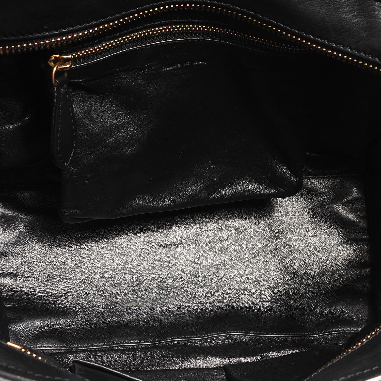 Celine Smooth Calfskin Micro Luggage Black 7 of 8
