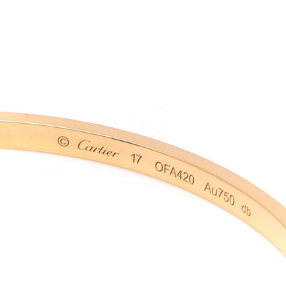 Cartier 18K Yellow Gold Small LOVE Bracelet 17 4 of 6