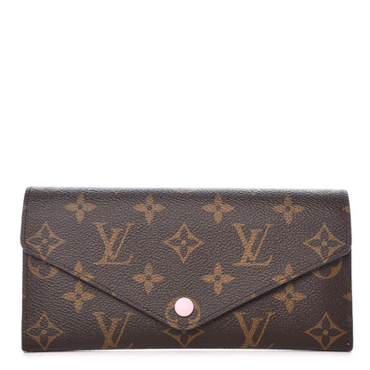 Louis Vuitton Monogram Josephine Wallet Rose Ballerine 1 of 9