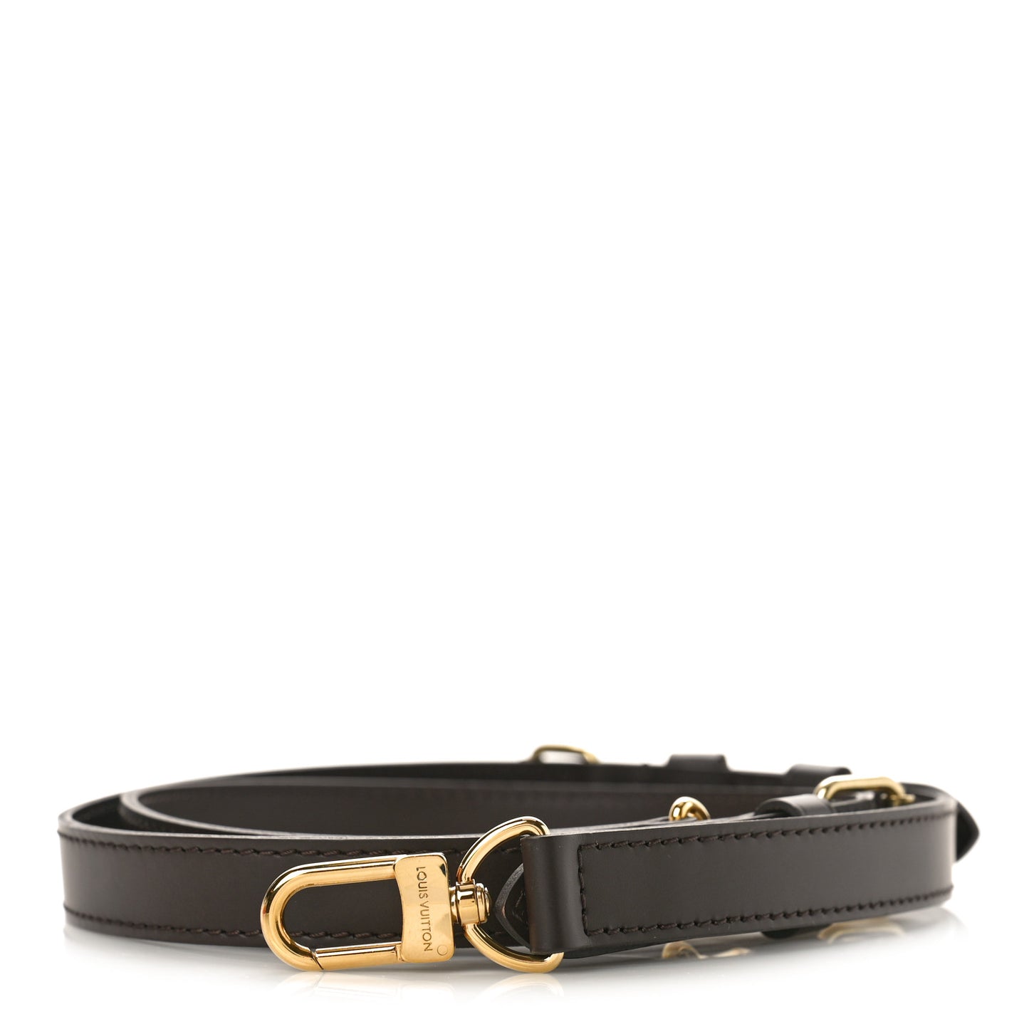 Calfskin Adjustable Speedy Bandouliere Shoulder Strap Brown