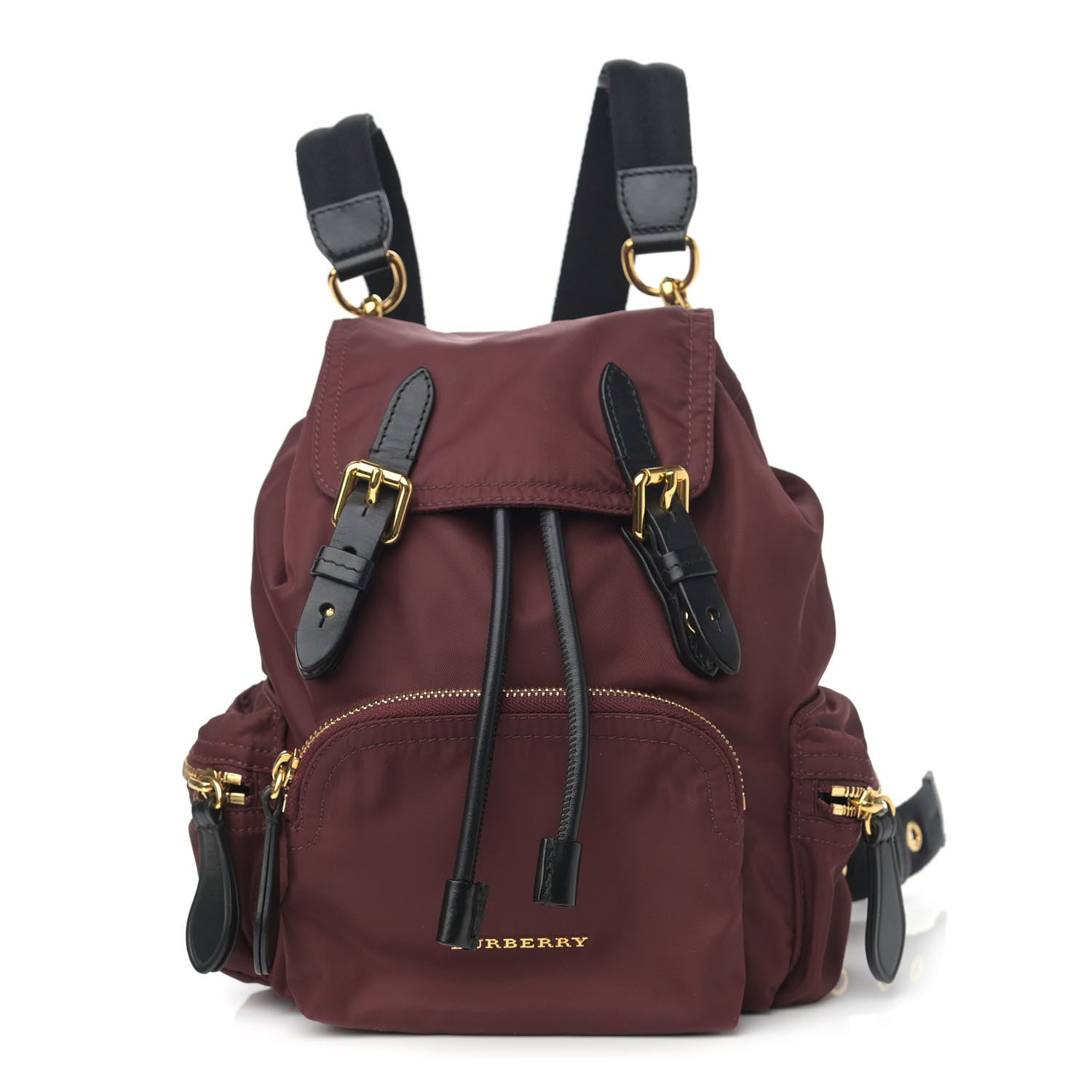 Burberry Nylon Small Crossbody Rucksack Backpack Canvas Burgundy Red 1 of 10