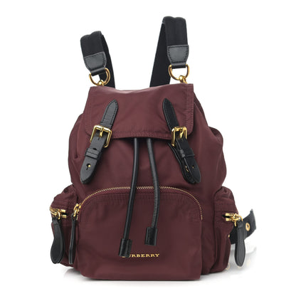 Burberry Nylon Small Crossbody Rucksack Backpack Canvas Burgundy Red 1 of 10