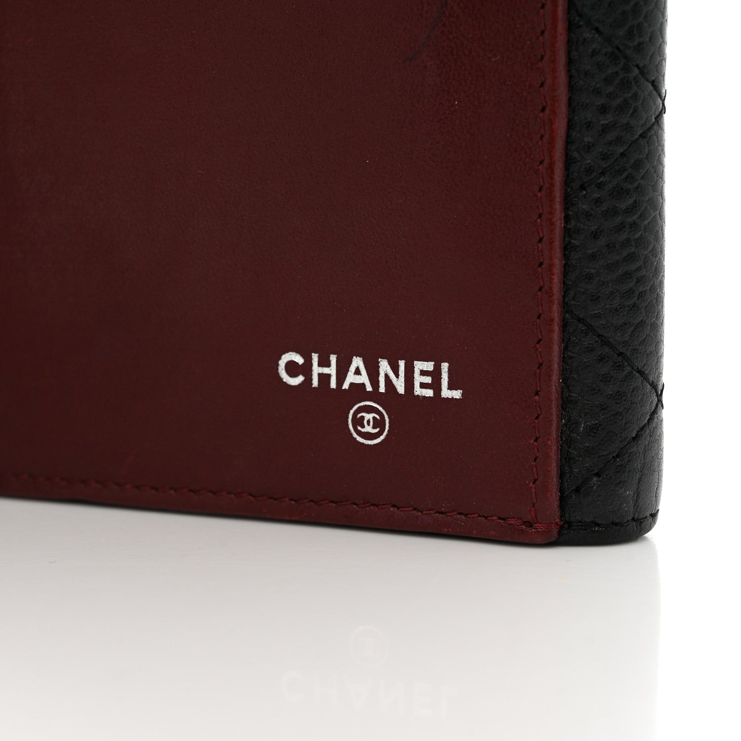 Chanel Caviar Quilted CC Long Double Wallet Black 7 of 11