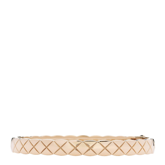 18K Beige Gold Coco Crush Bangle Bracelet M