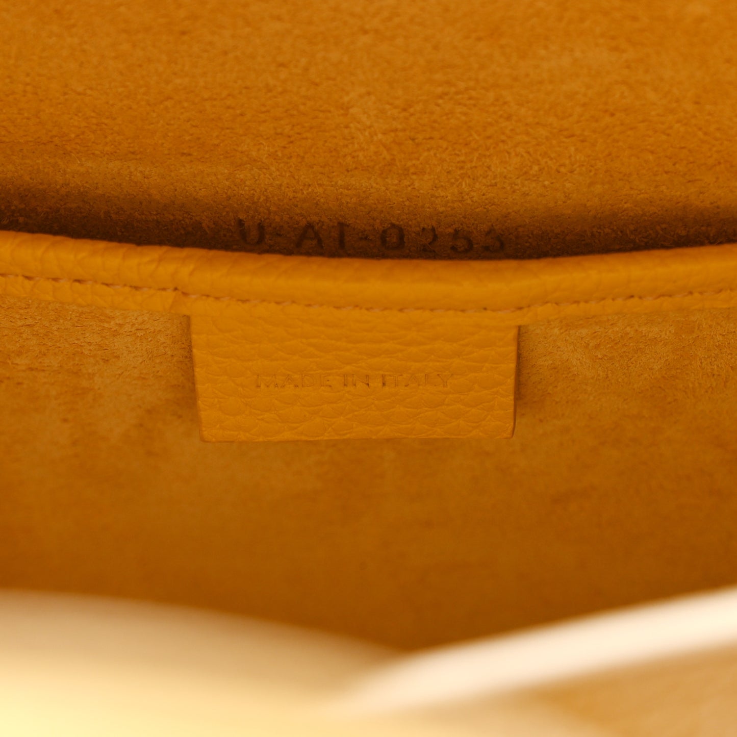 Drummed Calfskin Nano Luggage Pollen