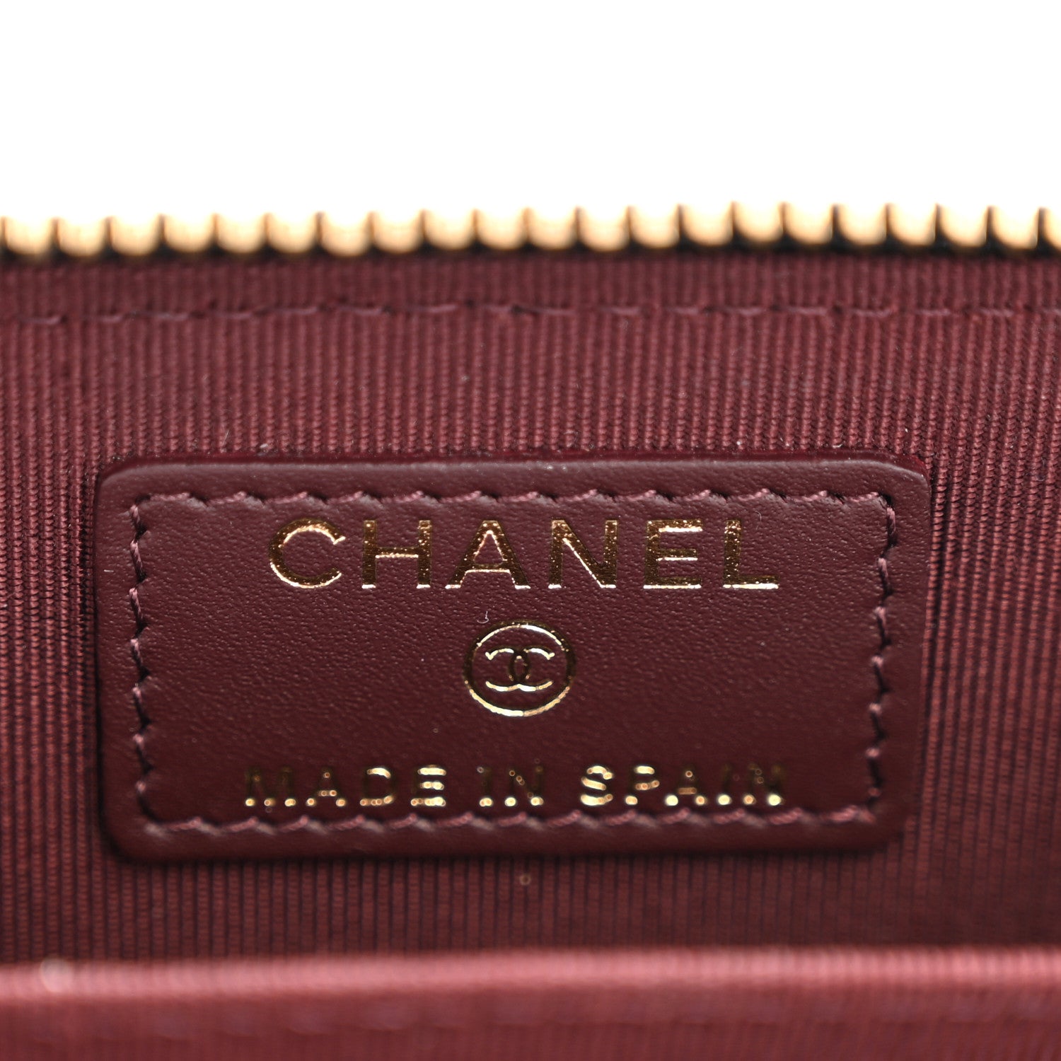 Chanel Caviar Quilted Zip Coin Purse Black 12 of 16