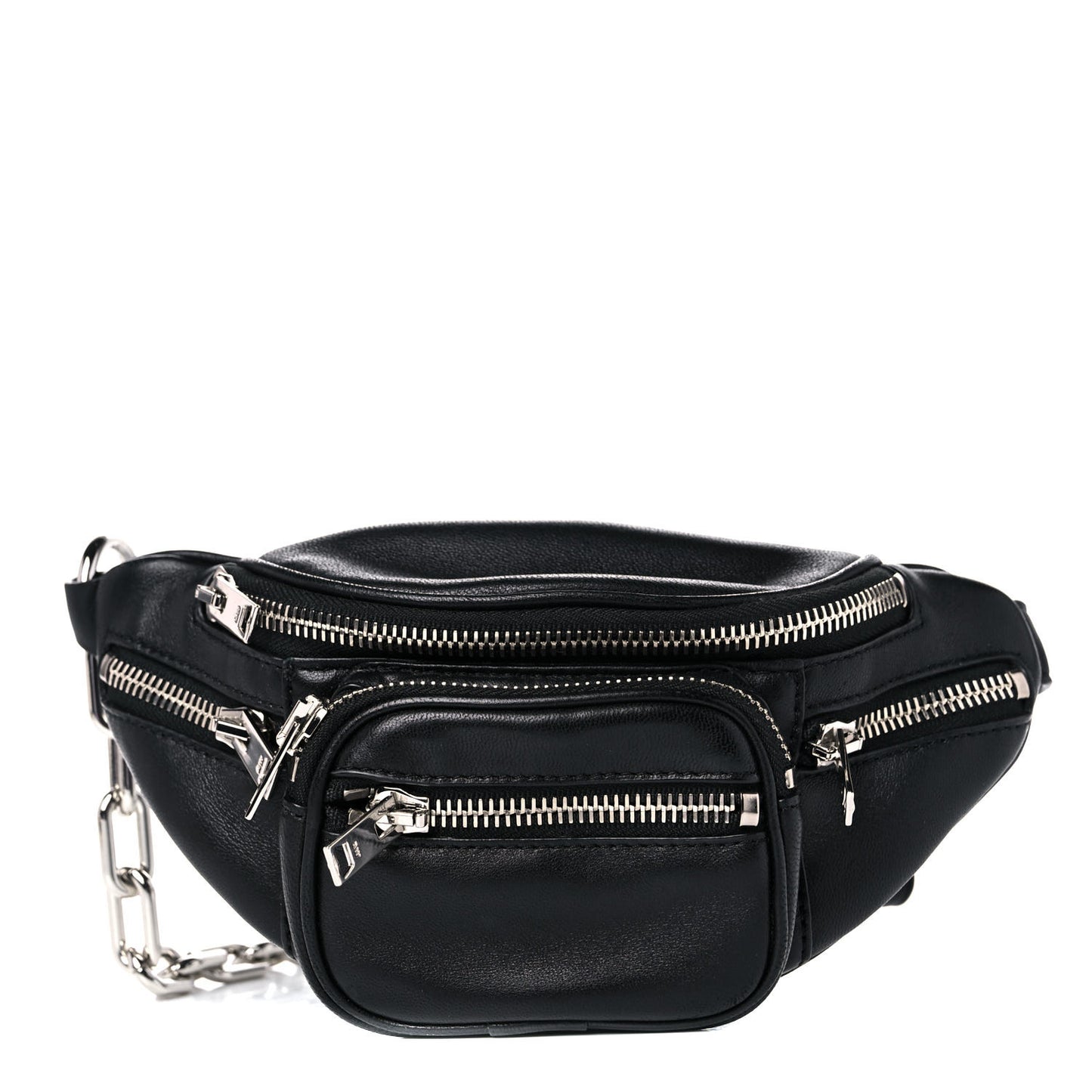 Lambskin Mini Attica Belt Bag Black