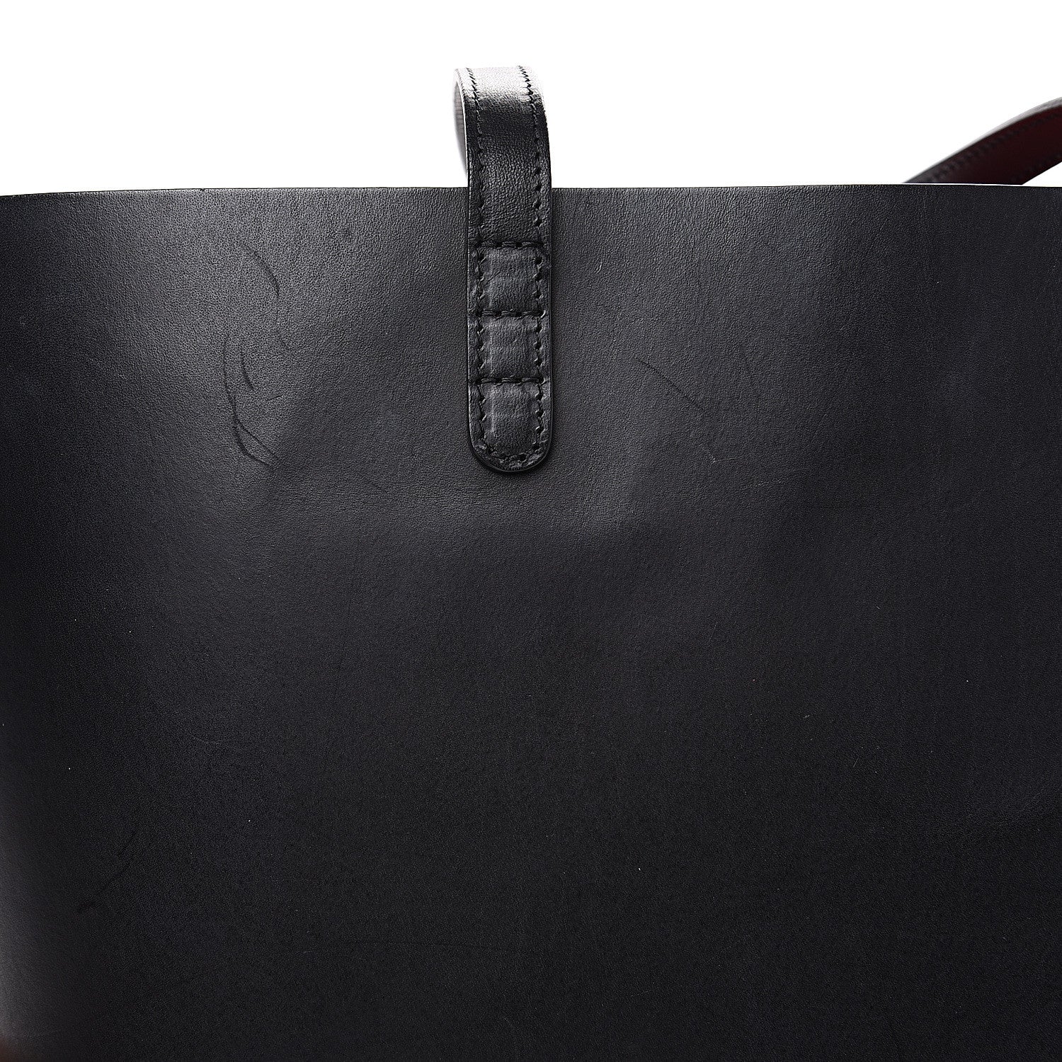 Mansur Gavriel Calfskin Small Shopping Tote Black Flamma 15 of 15