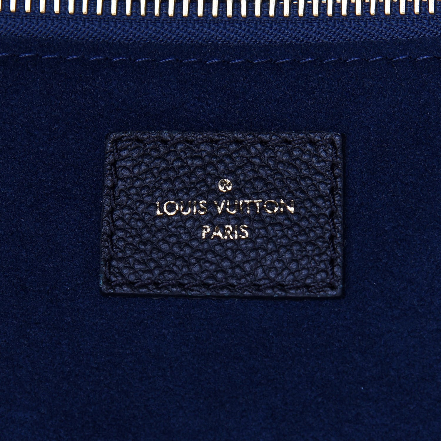 Louis Vuitton Empreinte Monogram Giant Neverfull MM Black 7 of 9