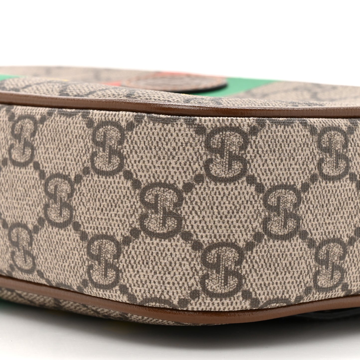 GG Supreme Monogram Azalea Calfskin Fake/Not Small Retro Interlocking G Belt Bag 80 32 80 32 Beige Ebony Brown Sugar