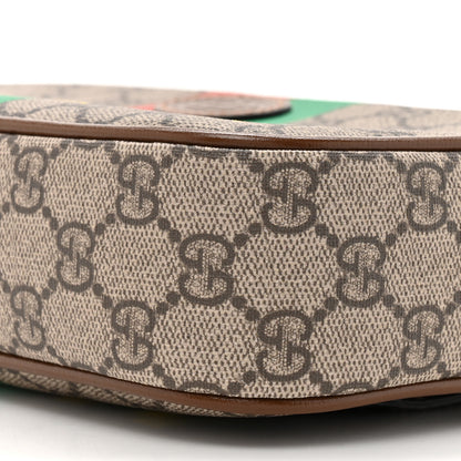 Gucci GG Supreme Monogram Azalea Calfskin Fake/Not Small Retro Interlocking G Belt Bag 80 32 80 32 Beige Ebony Brown Sugar 9 of 11