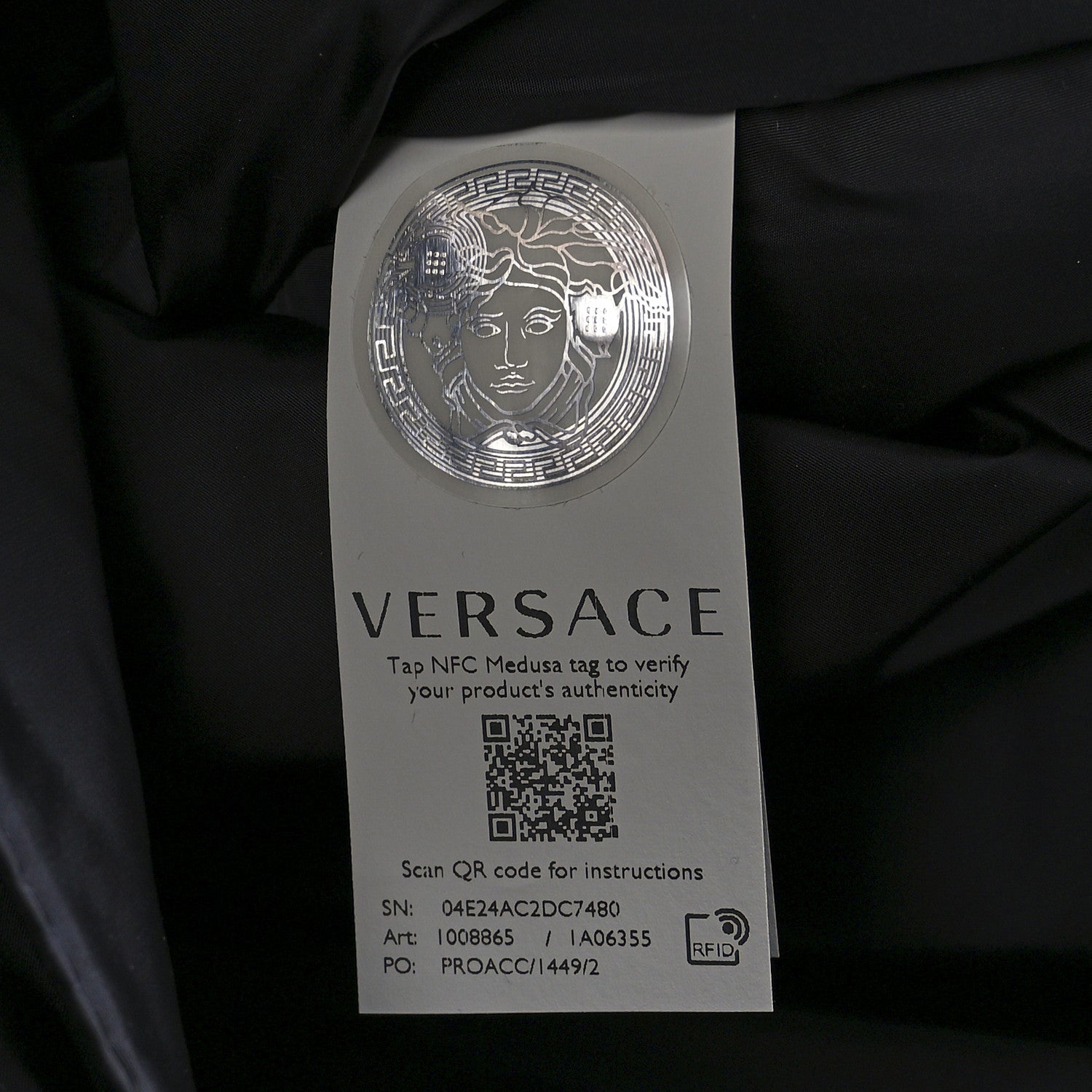 Versace Nylon Palazzo Medusa Backpack Green 6 of 11