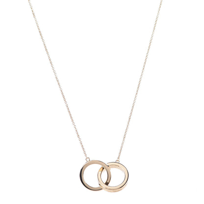 Tiffany 18K Yellow Gold 1837 Interlocking Circles Pendant Necklace 1 of 7