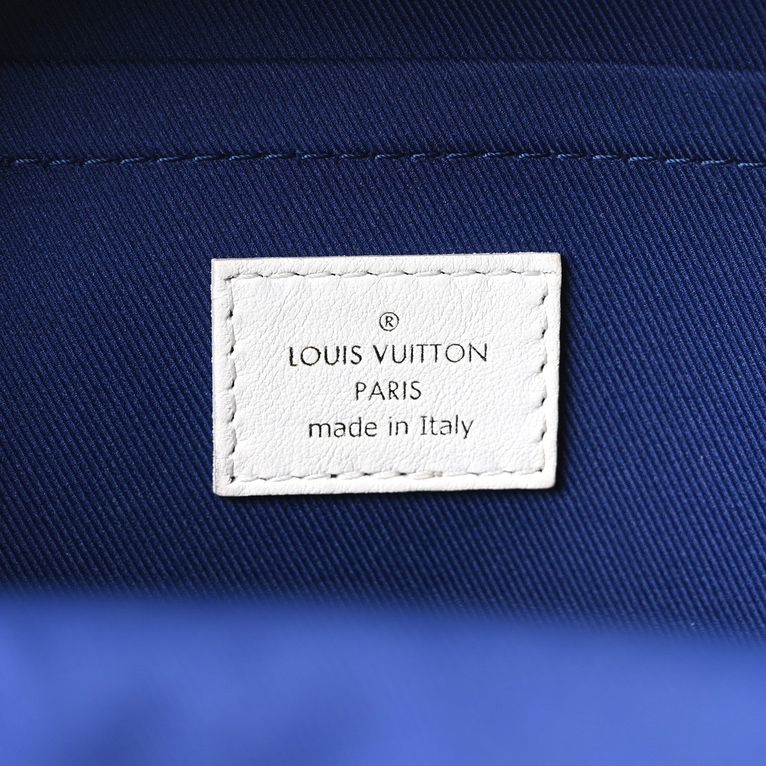 Louis Vuitton Jacquard Velvet Monogram Palm Springs Backpack Mini Blue 5 of 9