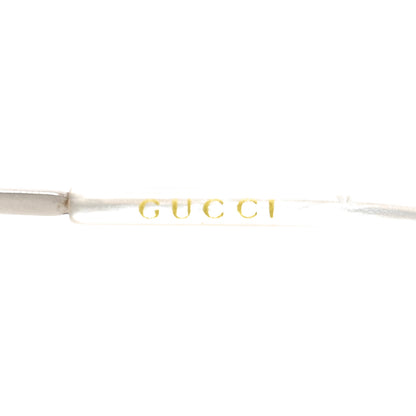 Gucci Crystal Oval Sunglasses GG0620S Silver 5 of 6