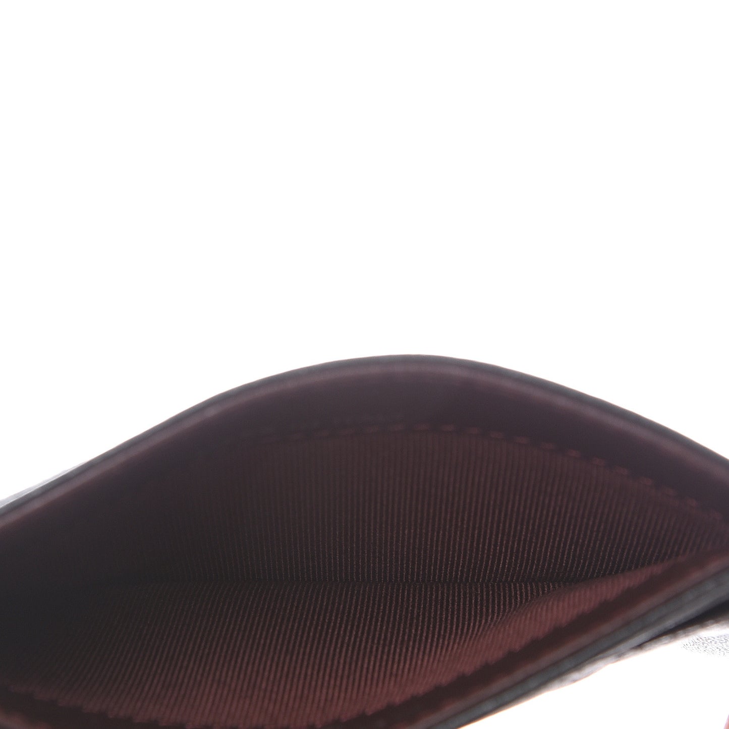 Lambskin Quilted Card Holder Black