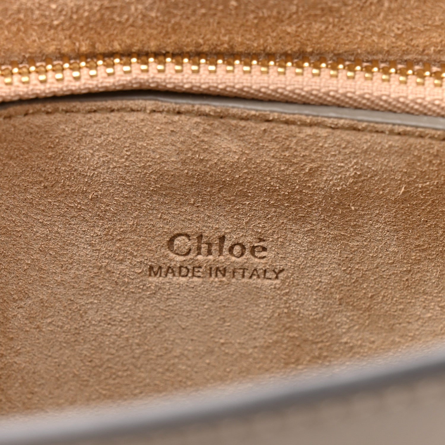 Chloe Suede Calfskin Small Faye Top Handle Bag Motty Grey 7 of 11