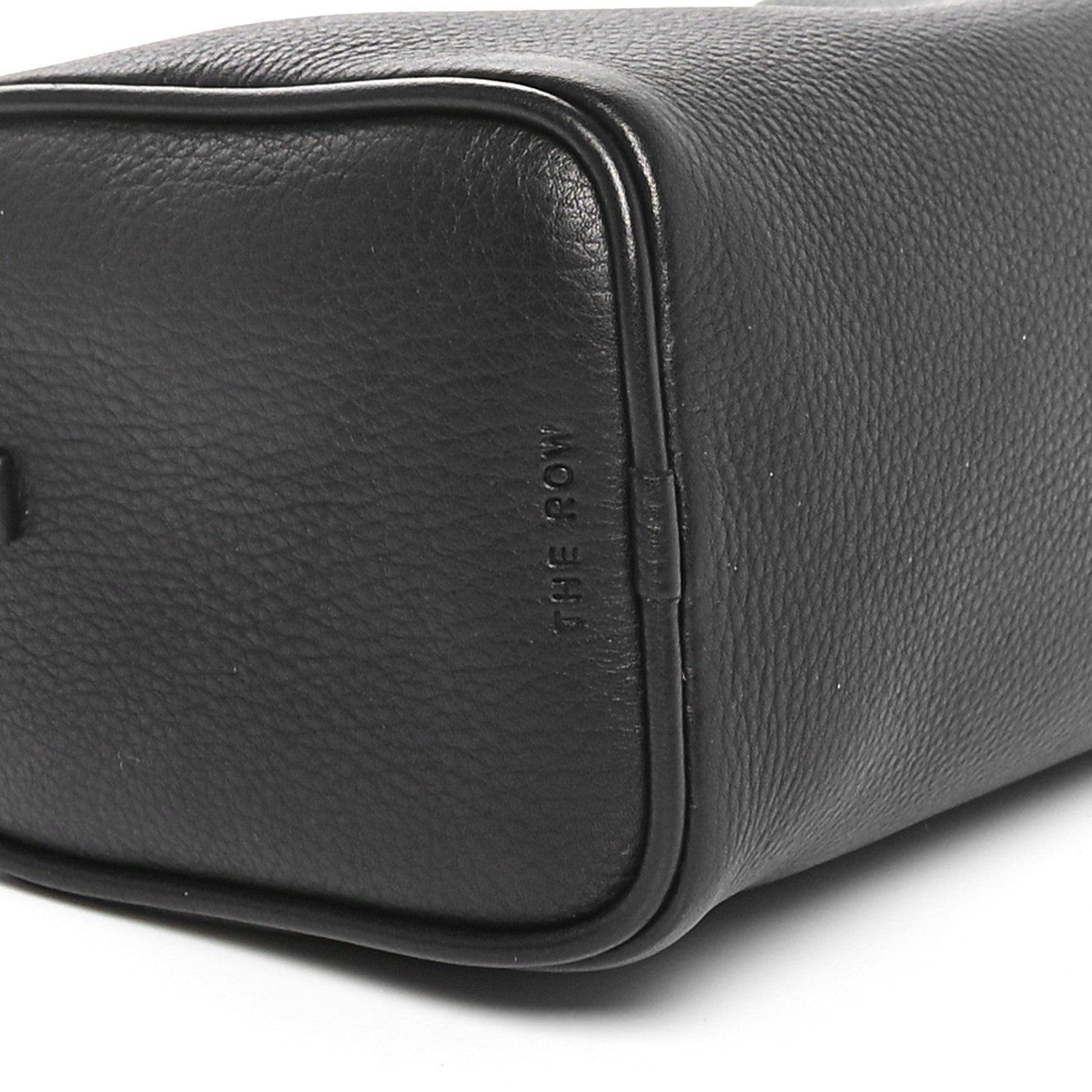 The Row Grained Calfskin 90's Bag Black 8 of 9
