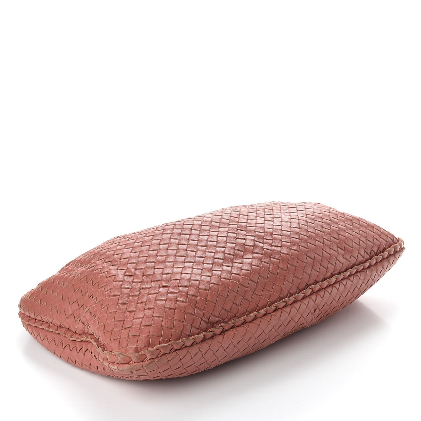 Nappa Intrecciato Large Veneta Hobo Quarzo