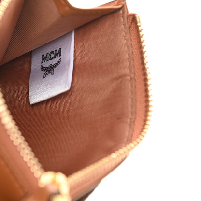 MCM Visetos Patricia Card Case Cognac 6 of 9