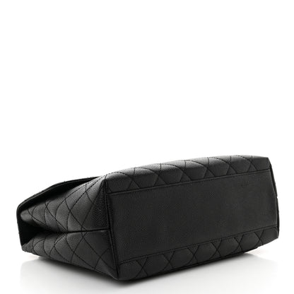 Chanel Caviar Quilted Jumbo Kelly Flap Black 4 of 14