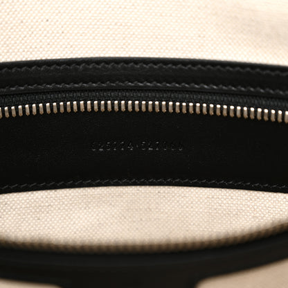 Gucci Calfskin GG Tennis Embossed Tote Bag Black 7 of 10