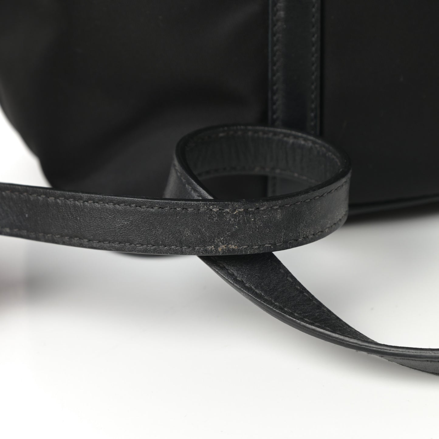 Tessuto Nylon Soft Calf Tote Black