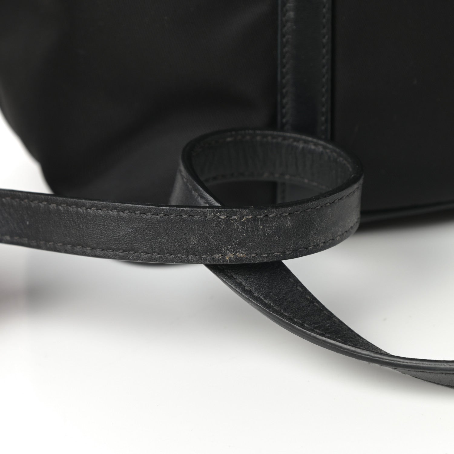 Prada Tessuto Nylon Soft Calf Tote Black 13 of 13