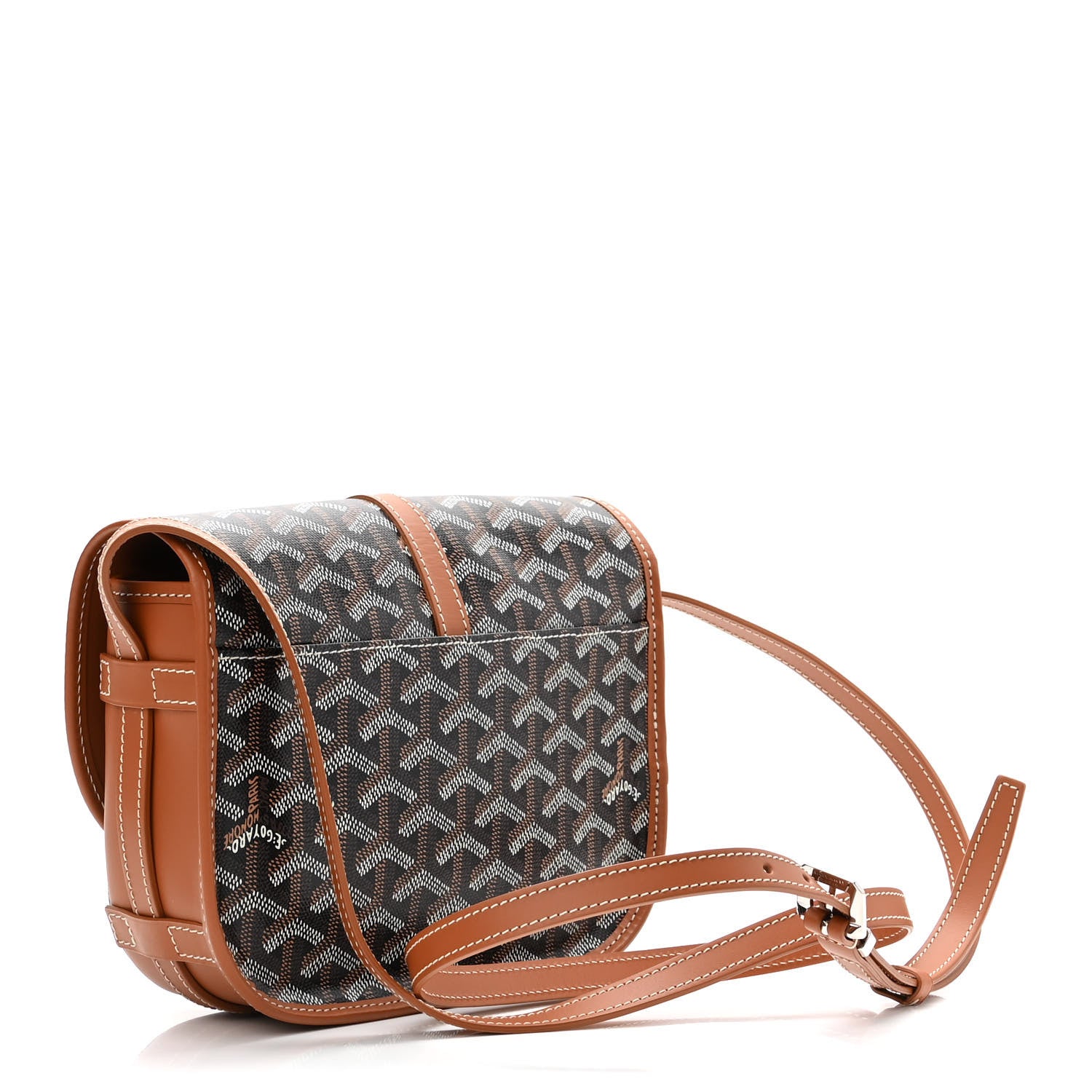 Goyard Goyardine Belvedere II PM Messenger Bag Black Gold 3 of 10