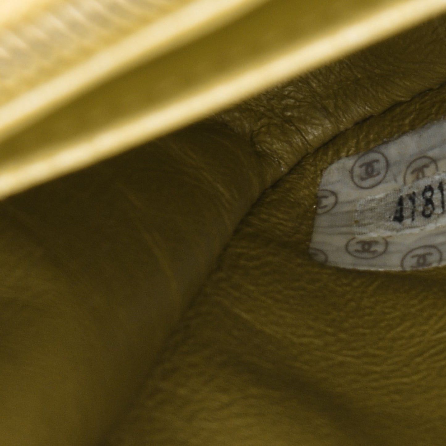 Lambskin Quilted Medium Single Flap Green