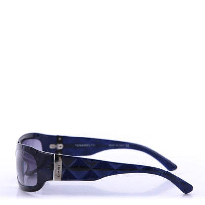 Chanel Quilted CC Sunglasses 5052 Navy 3 of 7