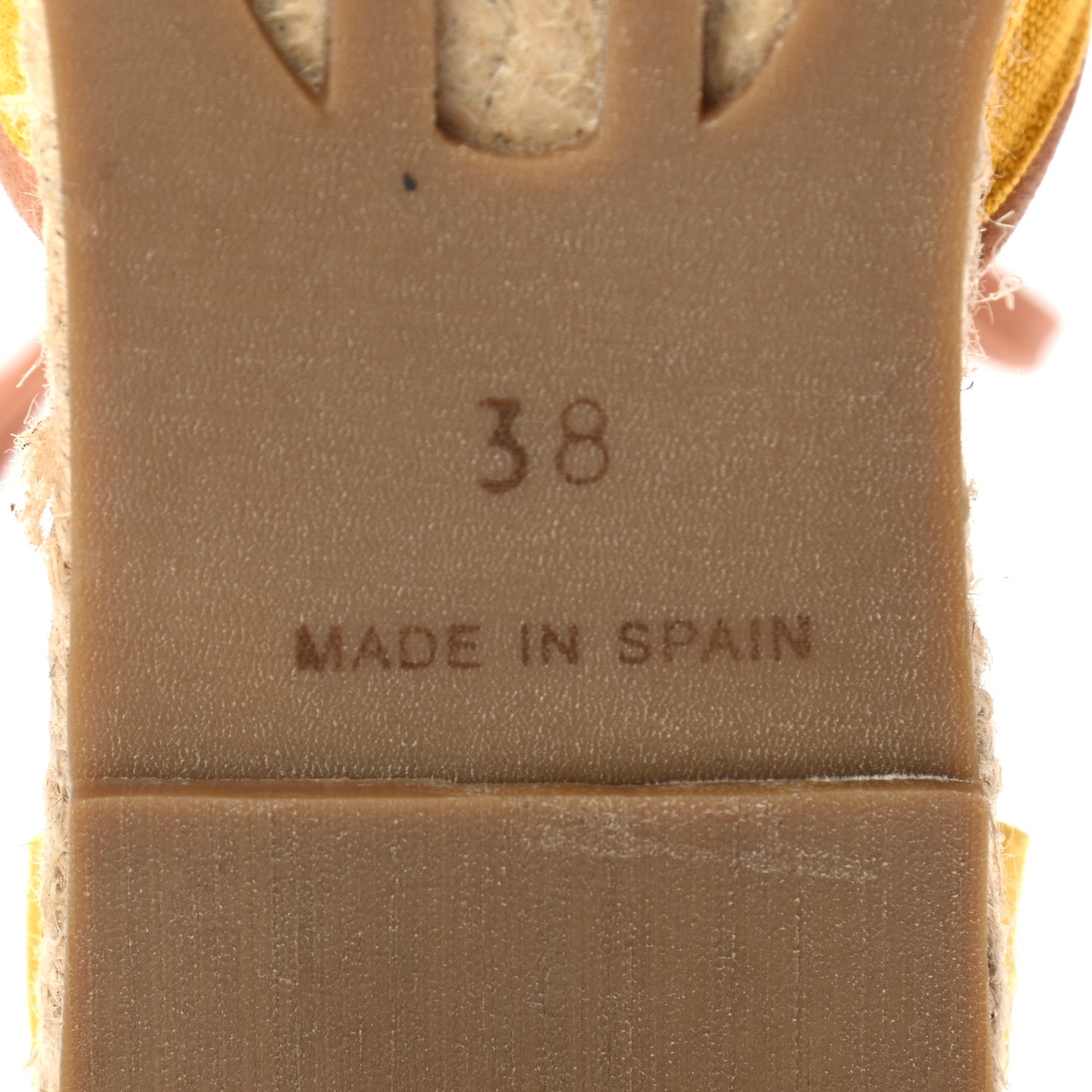 Hermes Canvas Womens Ankle Wrap Espadrilles Flats 38 6 of 9