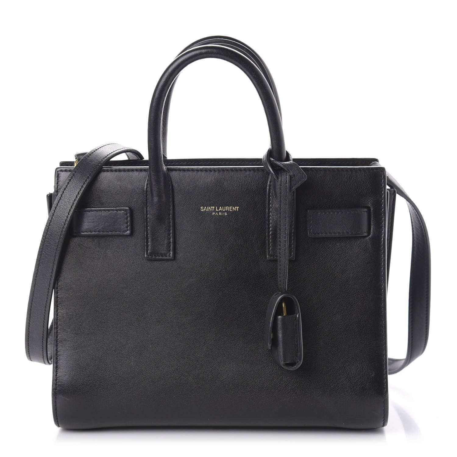 Saint Laurent Calfskin Nano Sac de Jour Black 1 of 10