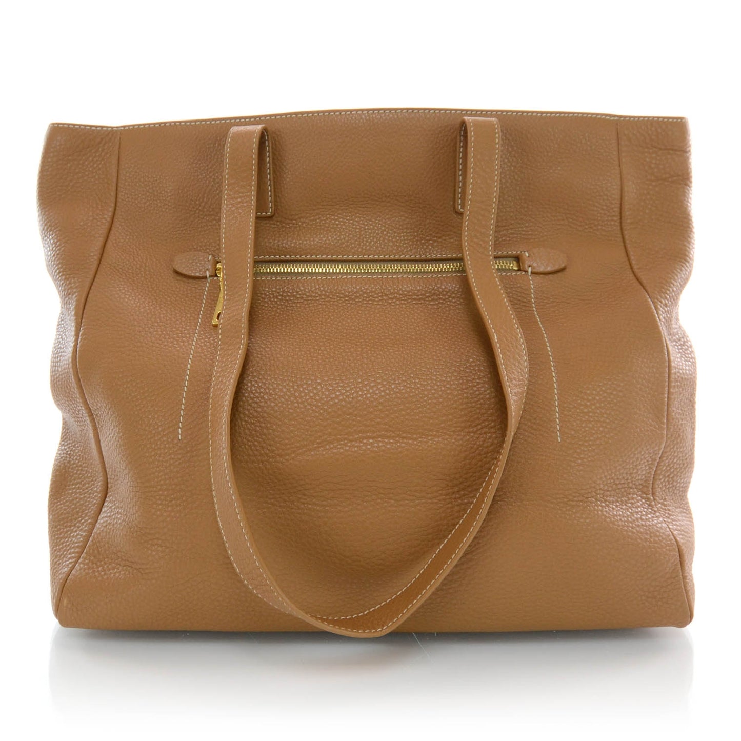 Vitello Daino Large Tote Caramel