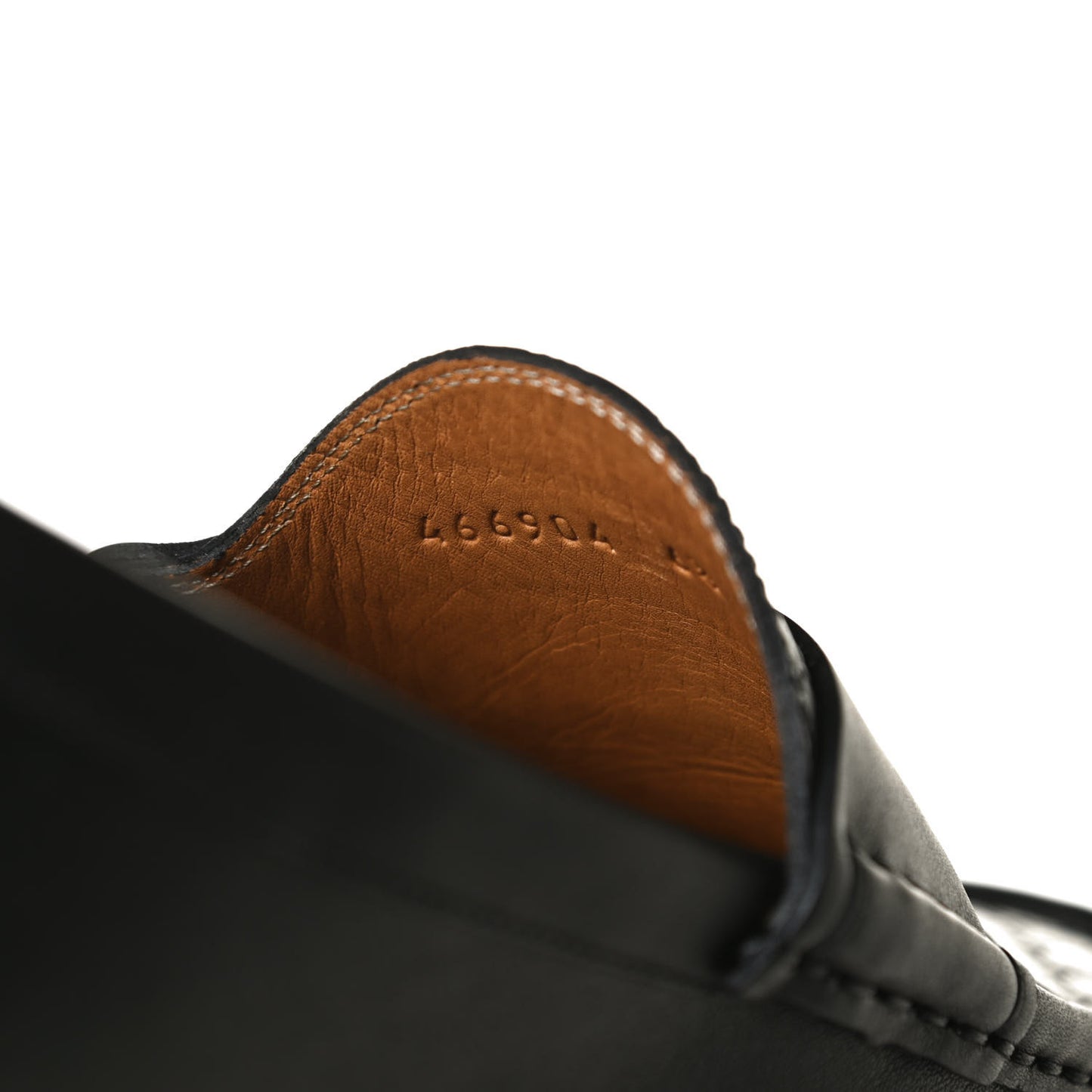 Calfskin Miro Soft Microguccissima Mens Driver Loafer 6.5 Black
