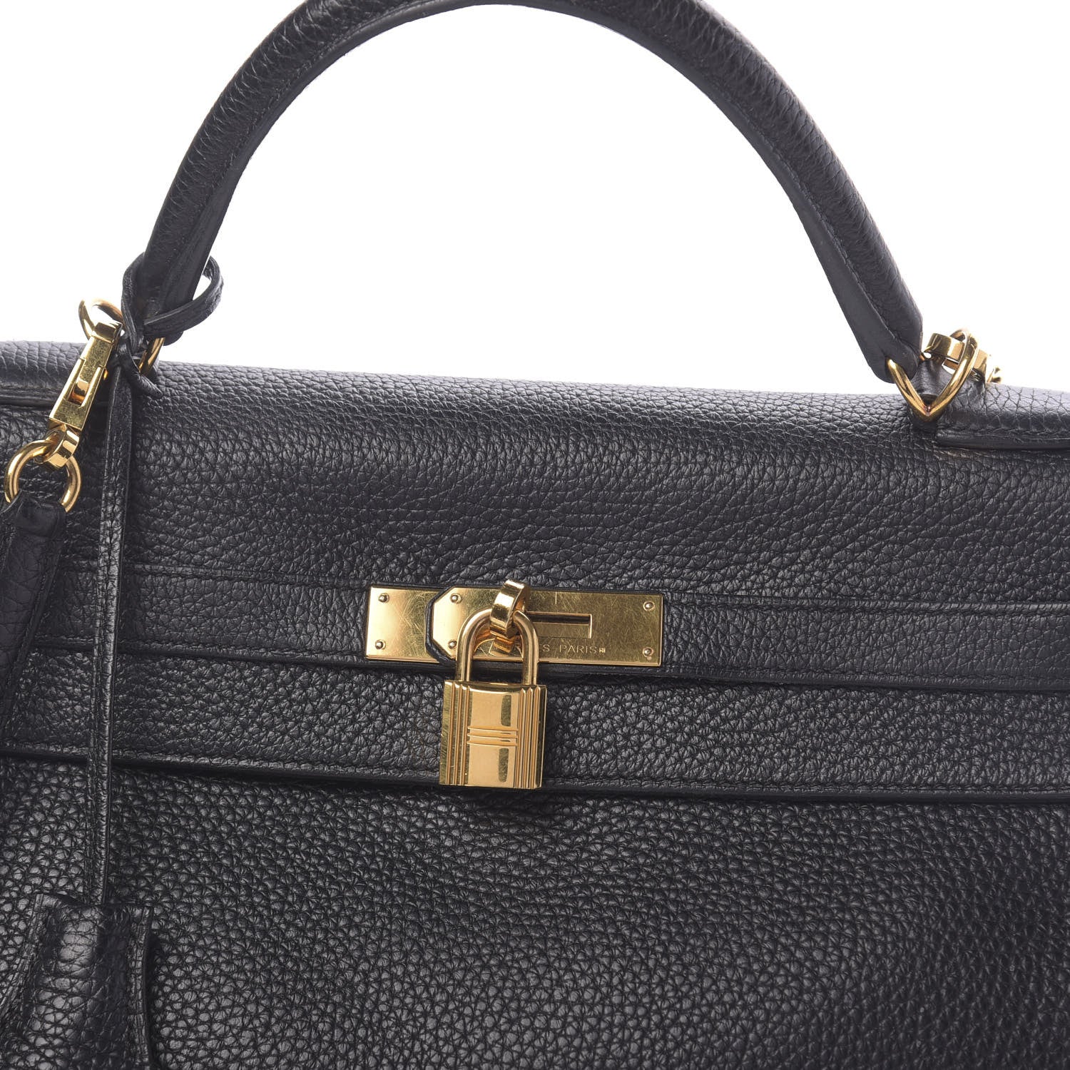 Hermes Togo Kelly Retourne 32 Black 8 of 13