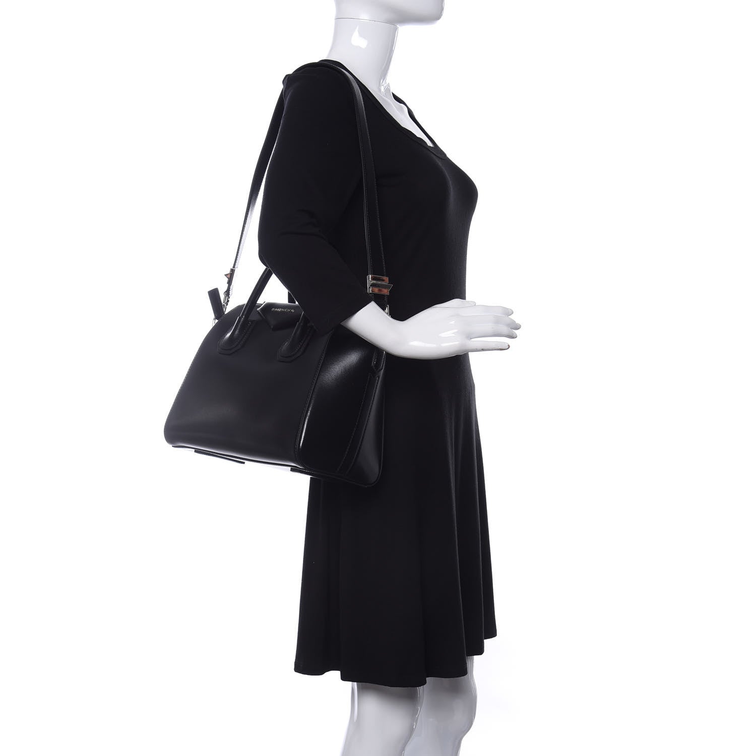 Givenchy Shiny Lord Calfskin Small Antigona Black 2 of 10