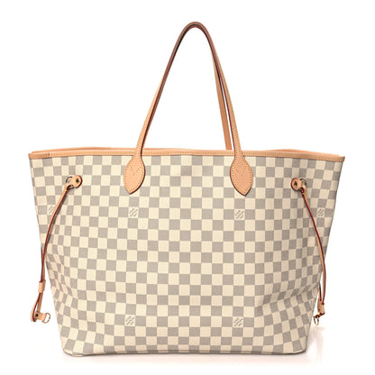 Louis Vuitton Damier Azur Neo Neverfull GM Rose Ballerine 1 of 10