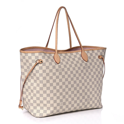 Louis Vuitton Damier Azur Neo Neverfull GM Rose Ballerine 3 of 13