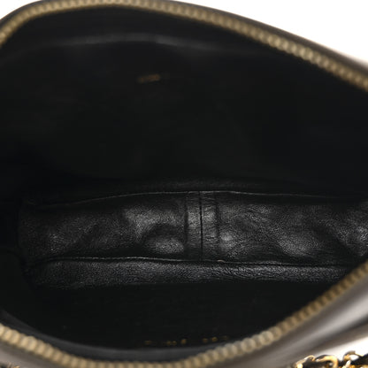 Chanel Lambskin Quilted Tassel Camera Case Brown 5 of 15