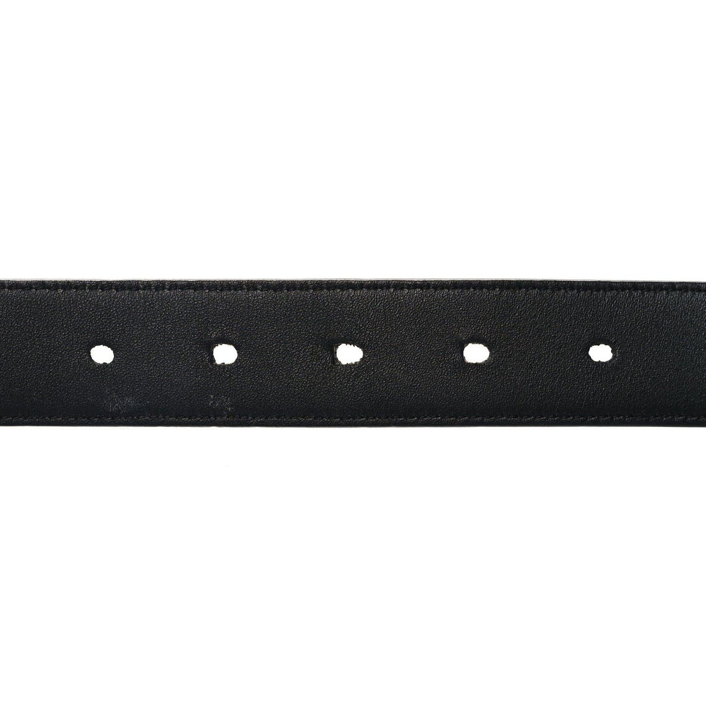 Smooth Calfskin Monogram Square Buckle Belt 100 40 Black