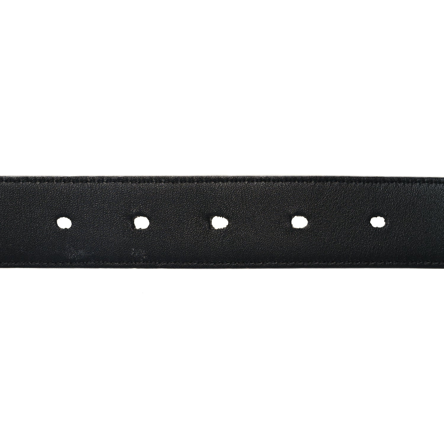 Saint Laurent Smooth Calfskin Monogram Square Buckle Belt 100 40 Black 6 of 6