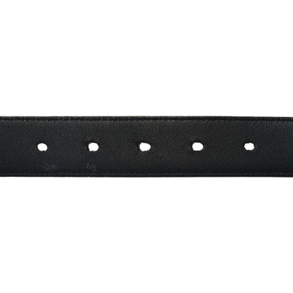Saint Laurent Smooth Calfskin Monogram Square Buckle Belt 100 40 Black 6 of 6